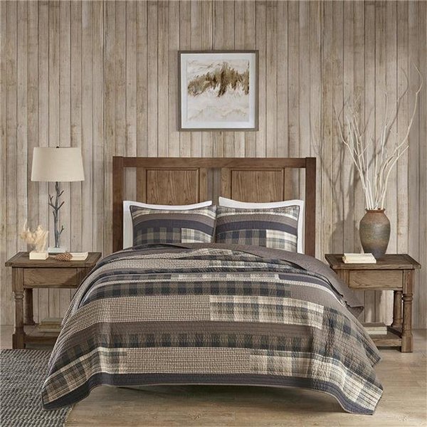 Woolrich Woolrich WR14-1726 Winter Plains Quilt Mini Set - Taupe; Full And Queen WR14-1726